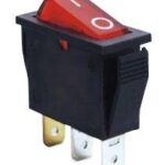 Διακόπτης Κούνιας Στενός μέ Λαμπάκι 3P 220V 16A RL1-111