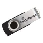 USB 2.0 Stick 8GB MediaRange (Black/Silver) (MR908)
