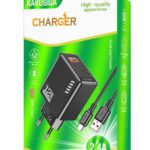 Φορτιστής/Charger Usb 220V/5.0V 2.4A 12W KSC-1236/BLACK