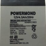 Μπαταρία Μολύβδου 12V/4.5ΑΗ POWERMOND