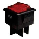 Διακόπτης Κούνιας Τετράγωνος με Λαμπάκι 4P 220V 10A