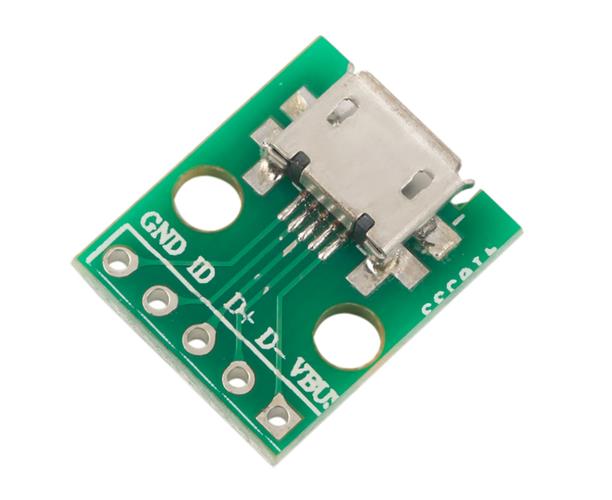 CO122020-1 Connector USB Micro A 5-pole Σασσί SMD