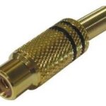 RCA F* 5MM Επίχρυσο Προέκτασης