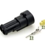 Φίς Τροφοδοσίας Αδιάβροχο Πλαστικός Προεκτάσεως F* 2Ρin