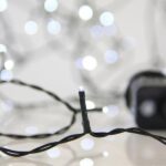 Χριστουγεννιάτικα Λαμπάκια 240Led Λευκό Με Πρόγραμμα Πρασ. Καλωδ