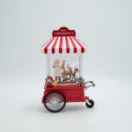 Εργαστήρι του Άγιου Βασίλη με Νερό στο Εσωτερικό Φωτιζόμενο Μπαταρίας Timer 17.5x9x27cm