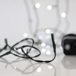 Χριστουγεννιάτικα Λαμπάκια 100Led Λευκό Ψυχρό Με 8 Προγράμματα Πράσινο Καλώδιο 3m ΙΡ44