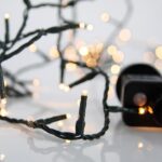 Χριστουγεννιάτια Λαμπάκια 180Led Θερμό Λευκό Με 8 Προγράμματα Πράσινο Καλώδιο 3m ΙΡ44