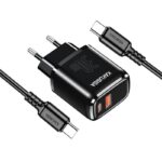 Φορτιστής/Charger Usb 220V/5.0V 2.8A 30W KSC-1642/BLACK/WHITE