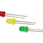 Led Θαμπά Πορτοκαλί 5MM