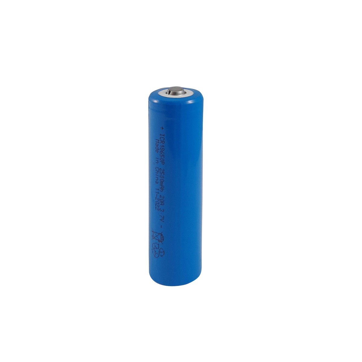 MP1018626-1 Λιθίου Μπαταρία 18650 3.7V/2500mAh 20A Li-Ion (Κεφάλι)
