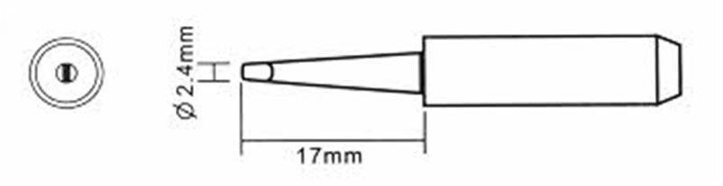 KL556056-1 Μύτη Σταθμού Κόλλησης YH-2.4/tip