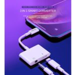 Adaptor Converter Lightning - 3,5mm KSC-353/LT 2 IN 1