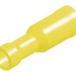 Aκροδέκτες Boolet F* με Mόνωση Kίτρινο F5.5A