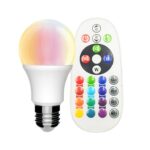 Λάμπα Led Σφαιρική E27 A60 Led 10W RGB+3000K Με Κοντρόλ