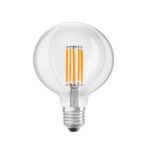 Λάμπα LED FILAMENT G125 ΣΦΑΙΡΙΚΗ 7,2W 1521LM Ε27 4000K CLEAR A CLASS