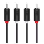 Καλώδιο 2RCA Αρσενικό σε Αρσενικό Απλό Blister 1.5μ PL-101-0150