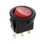 Διακόπτης Κούνιας Φ20 Flat On-Off Φωτιζόμενος 12V