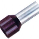 Aκροδέκτες Terminal Σωληνωτοί Mαύροι Ε1508 1.5mm D=2.0mm