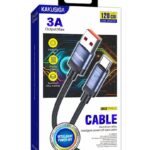 Καλώδιο USB AM*/ TYPE C 1.2M KSC-972/BLACK/TC