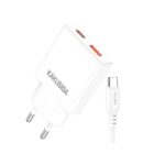 Φορτιστής/Charger USB 5V 25W fast charging GAN KSC-1601/WHITE