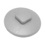 Ποδοδιακόπτης Πλαστικός Πορτατίφ Λευκός 2 Ασημί 2A 250V