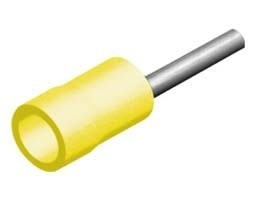 AK161030-1 Aκροδέκτες PINS Kίτρινο 5.5AF