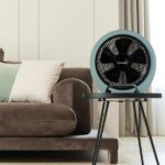 Box Fan Τετράγωνος Ασπρο-Γκρί Φ37 45W