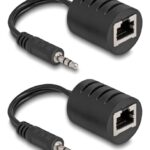 Extender Audio 3.5mm σε 3.5mm μέσω καλωδίου RJ45 έως 50m 87858 DELOCK