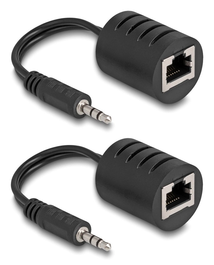 BM551838-1 Extender Audio 3.5mm σε 3.5mm μέσω καλωδίου RJ45 έως 50m 87858 DELOCK