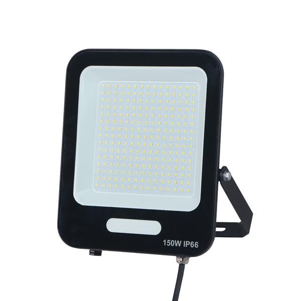 FO405270-1 Προβολέας LED Slim SMD 150W ΜΑΥΡΟΣ IP66 4000K PLUS