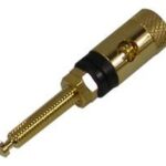 Μπόρνες Hχείων Επίχρυσες 30mm Βίδα
